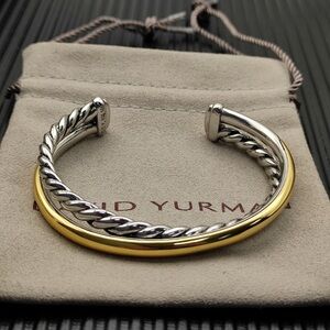 David Yurman Two-Tone Cable Cuff